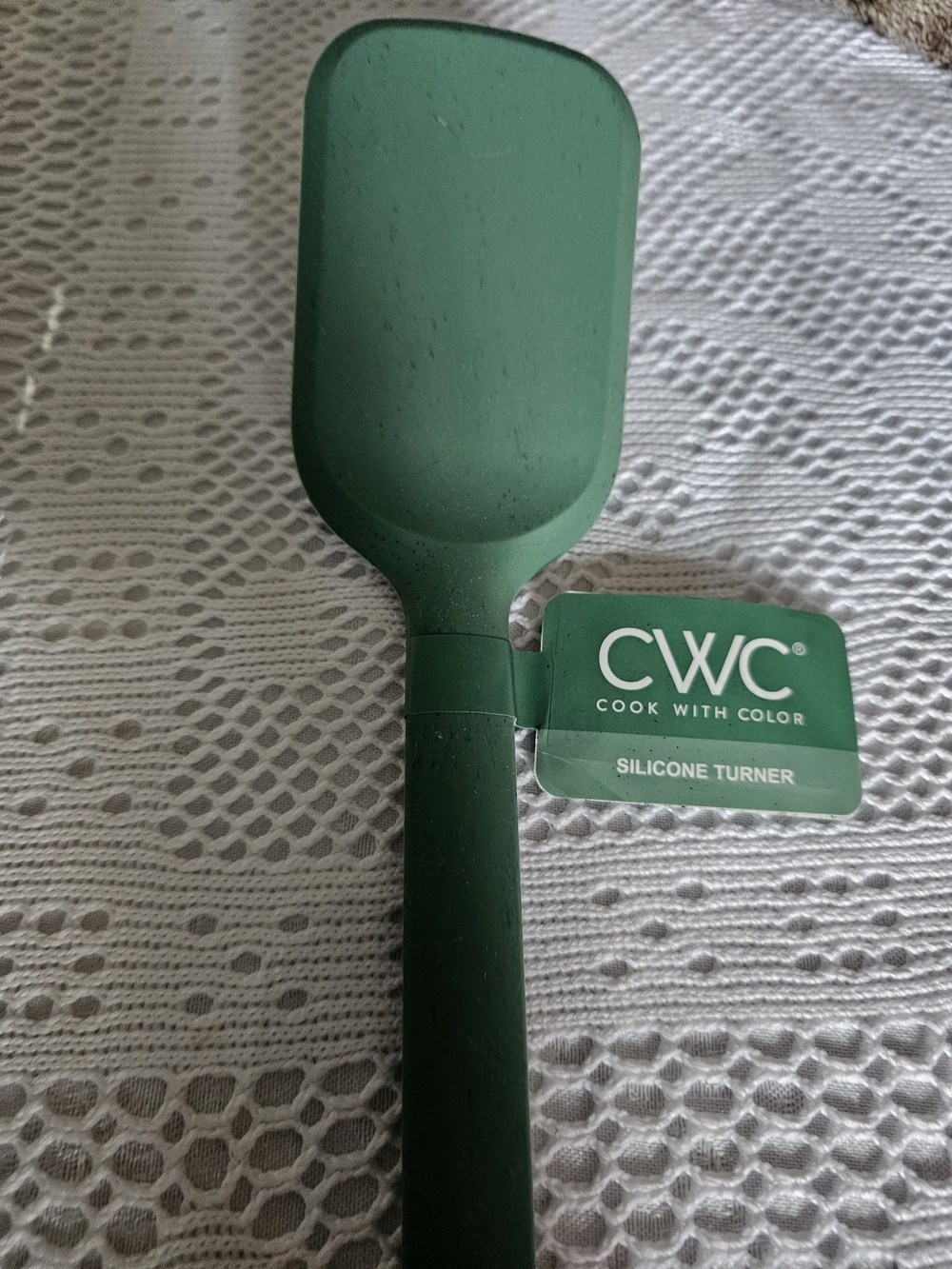 CWC Green Silicone Turner - Cook With Color